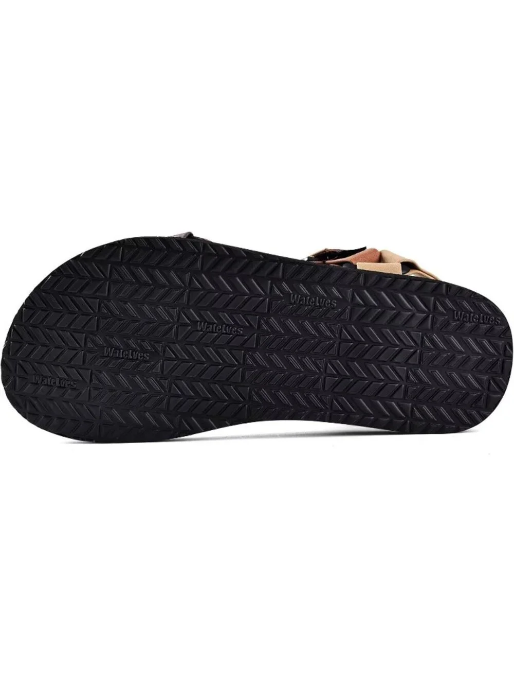 Women's Brown Dark Hiking Sandals with-Arch-Support Webbing-Outdoor Beach Water